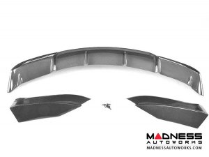 Tesla Model S Rear Diffuser w/ Custom Splitters - Carbon Fiber